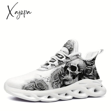 Plus Size Men's Trendy Blade Type Comfort Shoes - Non Slip, Shock Absorbing, Breathable, Lightweight, Comfy Sneakers for Casual Wear